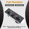 55056558AA HVAC For 2005-2006 Jeep TJ Wrangler 2.4L/4.0L Heater A/C Control Switch Panel Front Climate Control Module