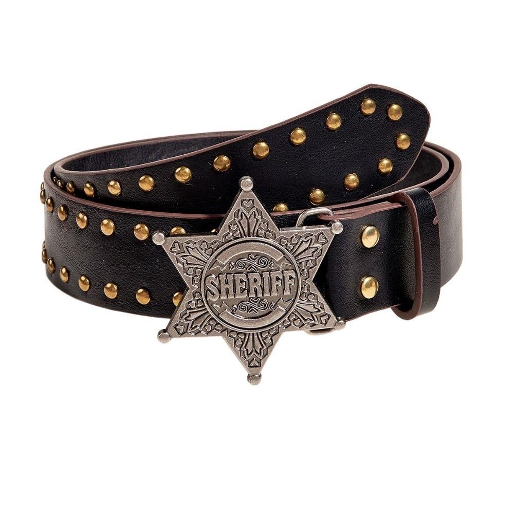 Wide Side Star PU Leather Belt Rivet Trouser Decoration Elegant Y2k Style Waist Belt  Party