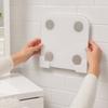 Jijijing Weight Scale Storage Rack, Wall-Mounted Space-Saving Organizer, Adjustable Self Adhesive Bracket, for Bathroom Gym Closet Laundry