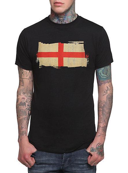 World Cup Distressed England Flag T-Shirt S разноцветный