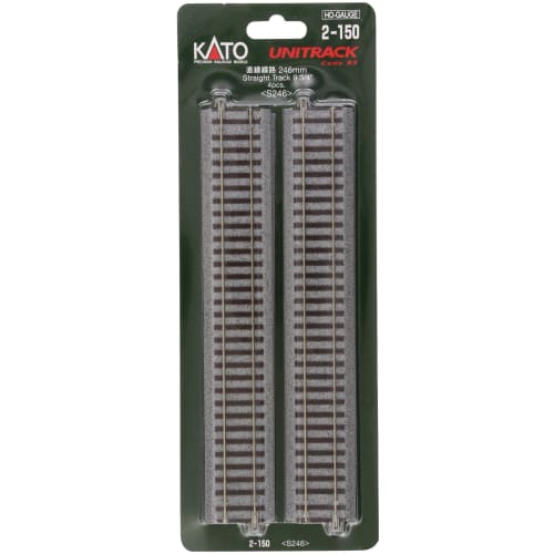 

KATO HO Gauge Straight Track, 246mm, Set of 4, 2-150, Model Railroad Supplies