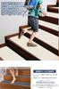HUIJIE Stair 15 Stair Stair Reduces Strain On No Step Mat for Stair Floor Fall Scratch Stair Mat for Elderly Pets Mat, Non-Slip [70X22cm, Pieces]