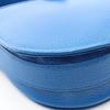 Used CARTIER Must Line Shoulder Bag leather Blue Used Women