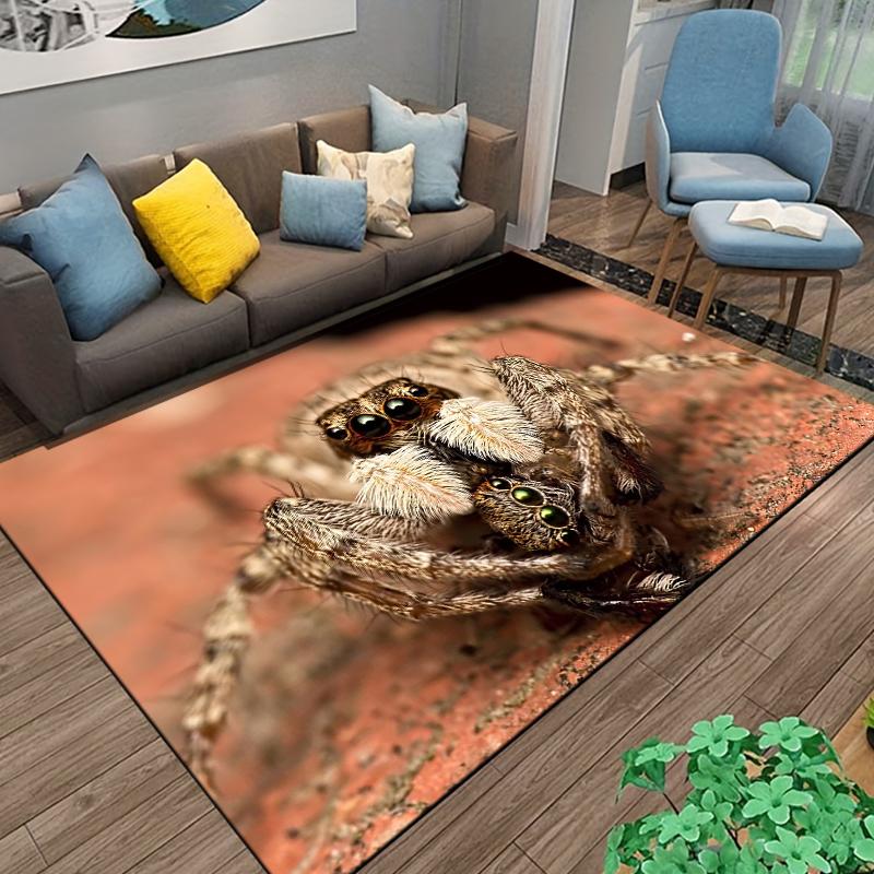 spider Carpet For Living Room Game Rugs Soft Floor Cartoon Rugs Bathroom Rug Mat Yoga Mat Home Decor  decoration chambre