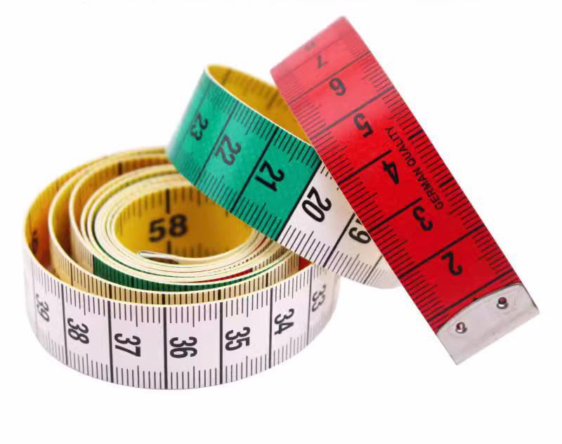 

Dual Sided Tape Measure Needlework Sewing Tool 1Pc Germany Quality Soft Tape with Snap Fasteners Soft Multicolor Measuring Tape