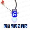 Motorcycle Gear Indicator 6 Speed LED Display Shift Lever Sensor Gear Position Universal
