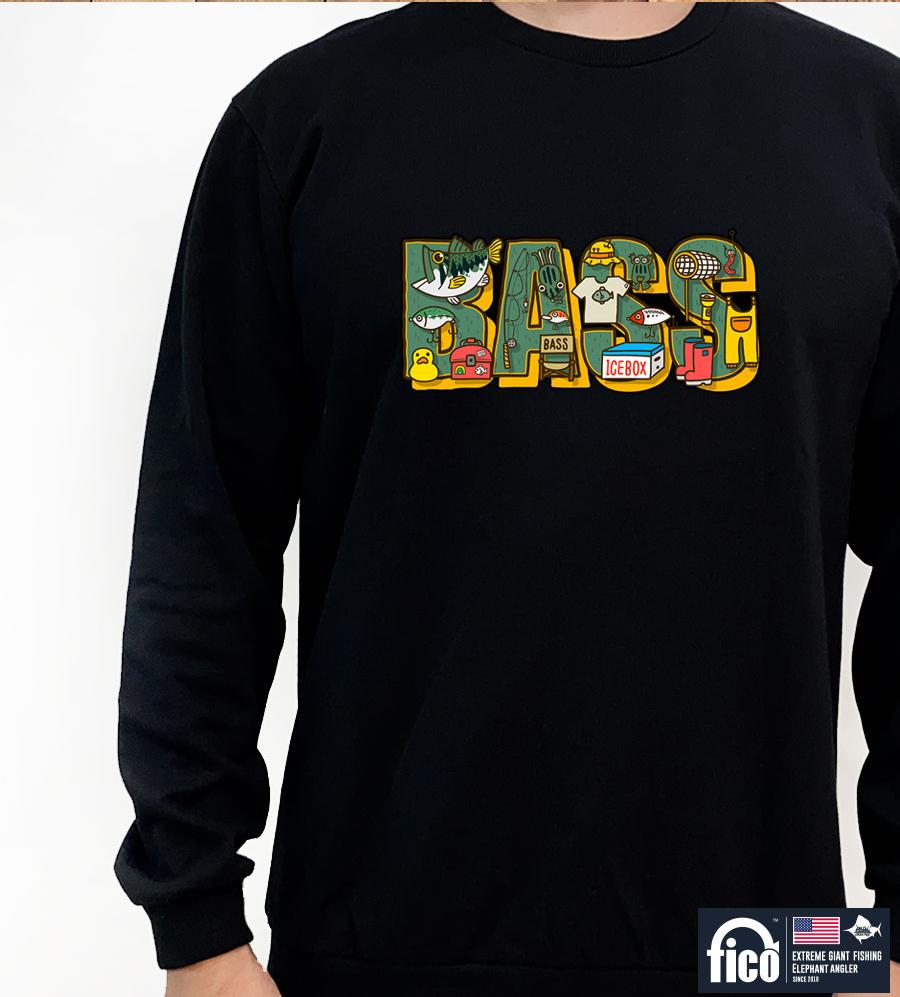 DOLDOL Fico-Mtm-154 Extreme Fishing Brand Pico Graphic Sweatshirt Long Sleeve