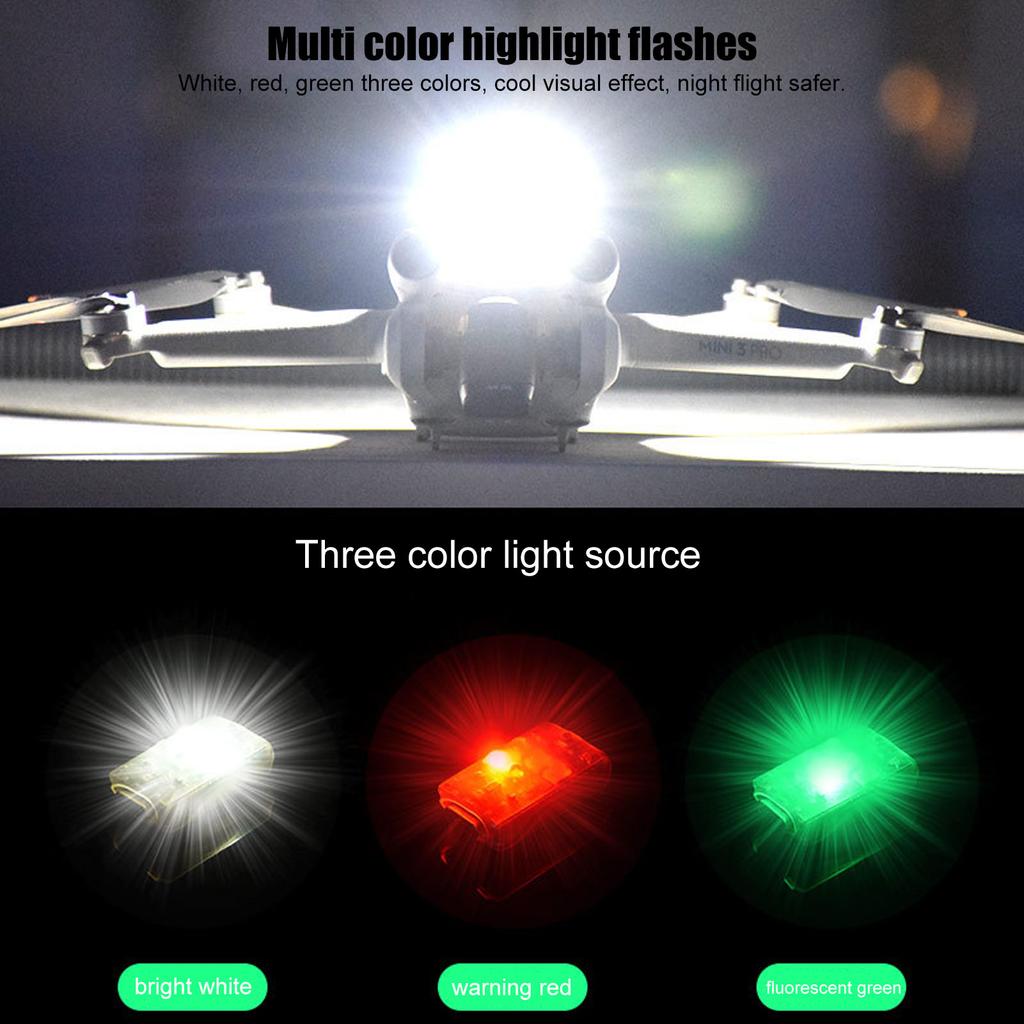 Drone Strobe Light for MINI 3PRO Ultralight Anti Collision Warning Light Drone Accessories