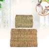 Rabbit Grass Chew Mat Small Animals Hamster Guinea Pig Cage Edible Rabbit Mats for Cages Bird Nests Bunny House Pad for Rabbits