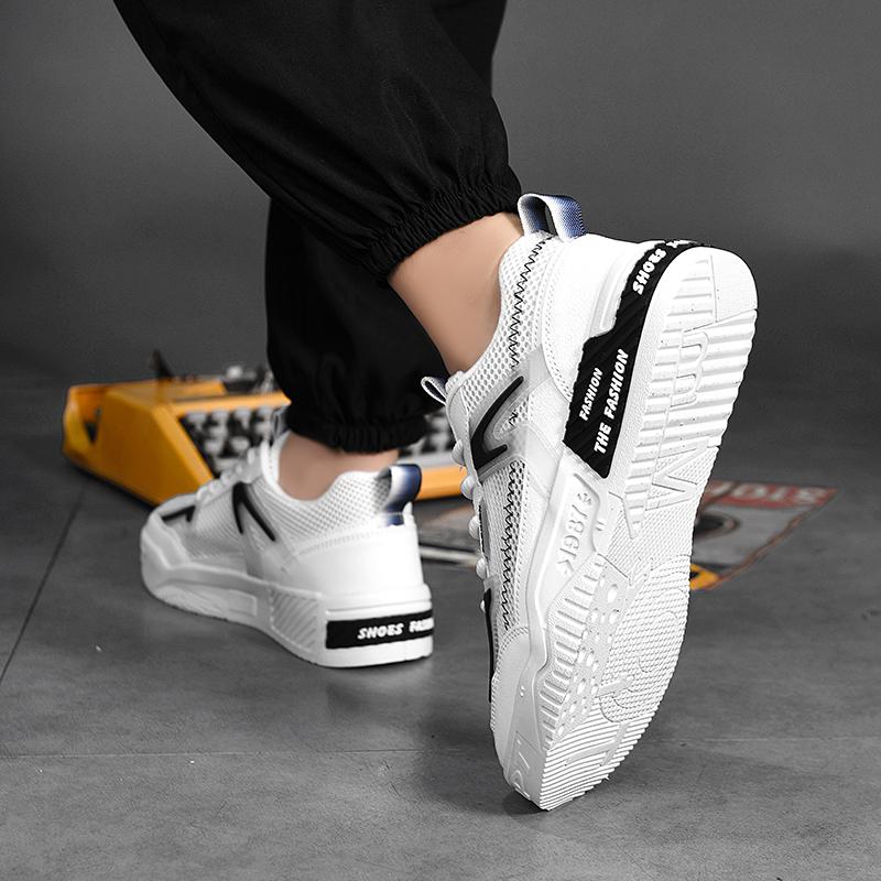 Fashion Vulcanized Sneakers Men Mesh Breathable Canvas Shoes For Men Summer Casual Shoes Sneakers Male British Style Sneakers