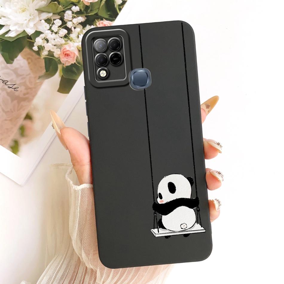 For Infinix Hot 10T 10S NFC 10i X659B X658E X689 X689C Cute Cat Flower Butterfly Cartoon Shockproof Soft Silicone Phone Case