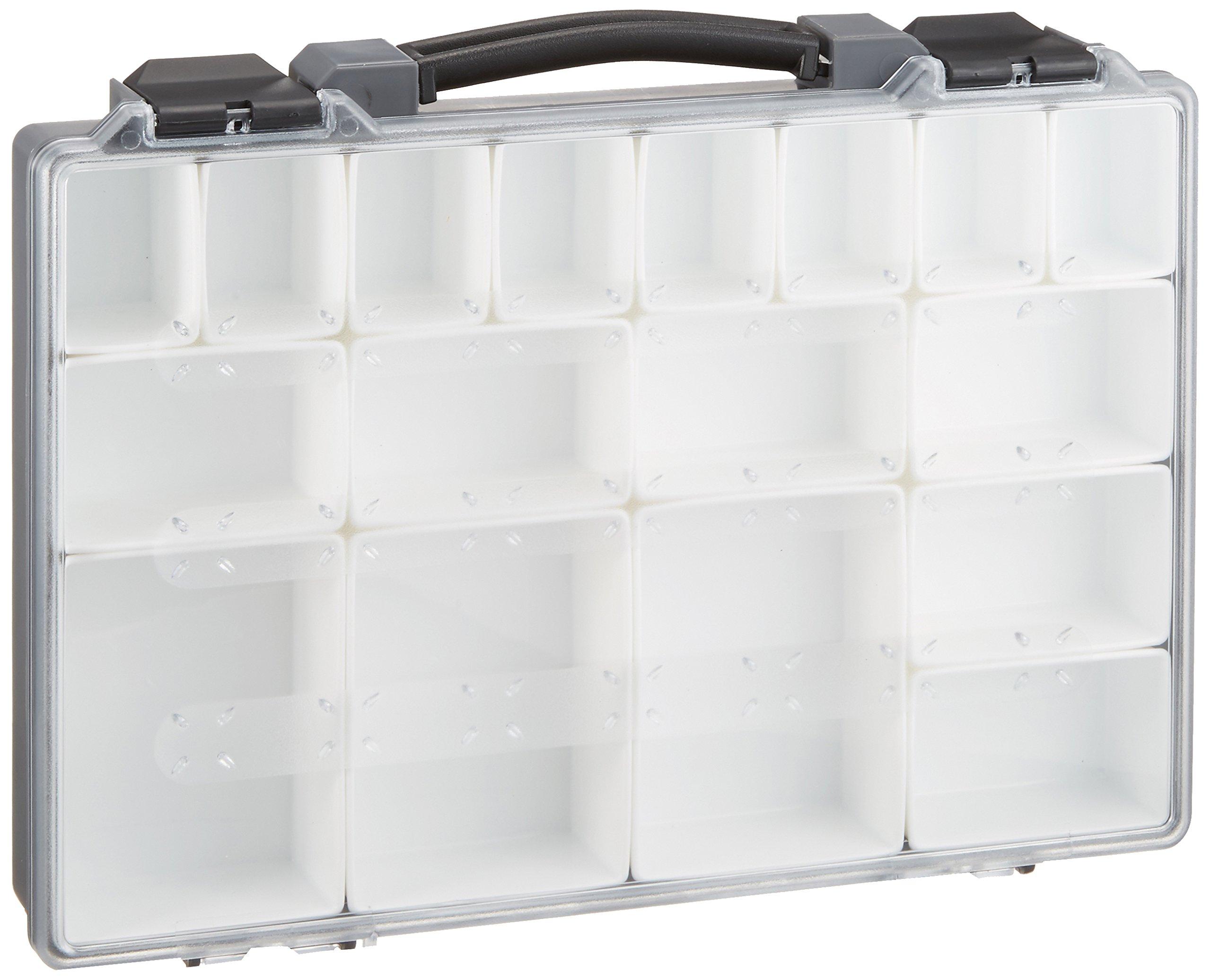 

IRIS OHYAMA Ящик для инструментов, кейс для хранения принадлежностей, прозрачный ящик, разделитель деталей, серый PS-330 серый