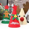Felt Christmas Hat Cute Cartoon Elk Santa Claus Hat Christmas Decorations Kids Xmas New Year Gifts Navidad Photograph Props