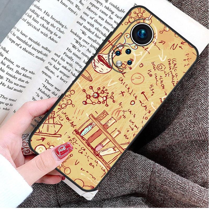 Science Chemistry Style Case For Honor Magic 8 6 7 Lite Honor 400 200 Pro 50 70 90 X8c X8b X9a X9c X9b X9d Win Cover