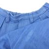 TENNE HANDCRAFTED MODERN Cotton tuck wide pants bottoms for women blue S Bottoms S blueUsed