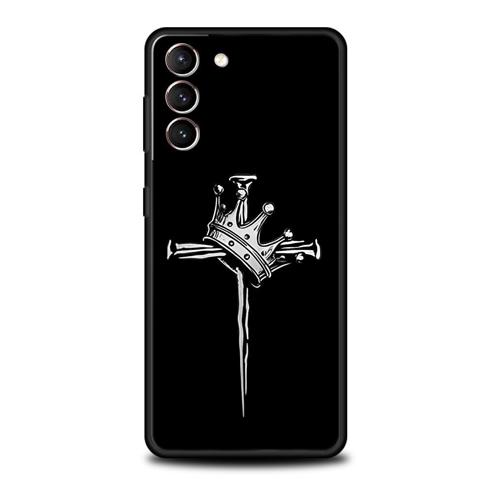 

Christian Bible Jesus Soft Phone Case For Samsung Galaxy S25 Edge S24 Plus S23 FE S22 S21 S20 Ultra 5G S10 Black Protect Cover Samsung S24 Plus