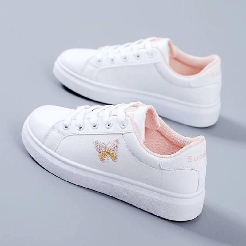 Tenis Feminino  Air Mesh White Shoes for Women's Casual Shoes Breathable Thick-soled Korean Version of Board Shoes for Women