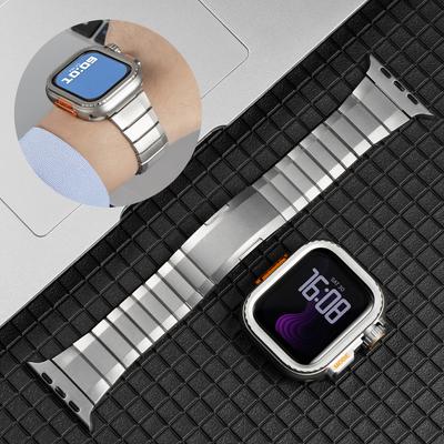 Luksusowa Stal Nierdzewna Koperta+ Pasek Do Apple Watch Seria 11/10 42mm 46 49 45 44mm Metalowy Do Iwatch Ultra3/2/1 9 8 7 6 5 4 SE3/2