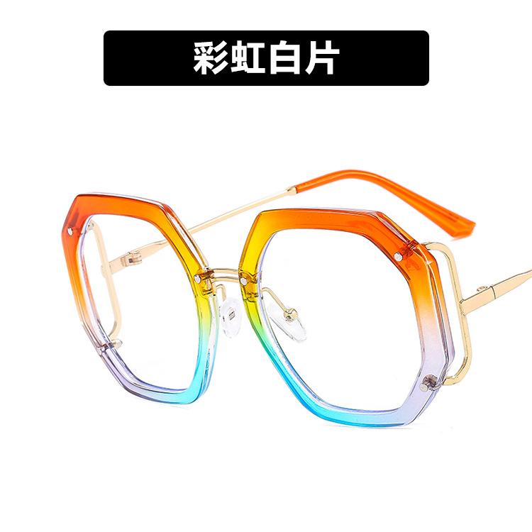 

Полигональная оправа очков Anti-Blue Light Side Hollow Glasses Frame Оправа очков Personality Trend as shown in the picture