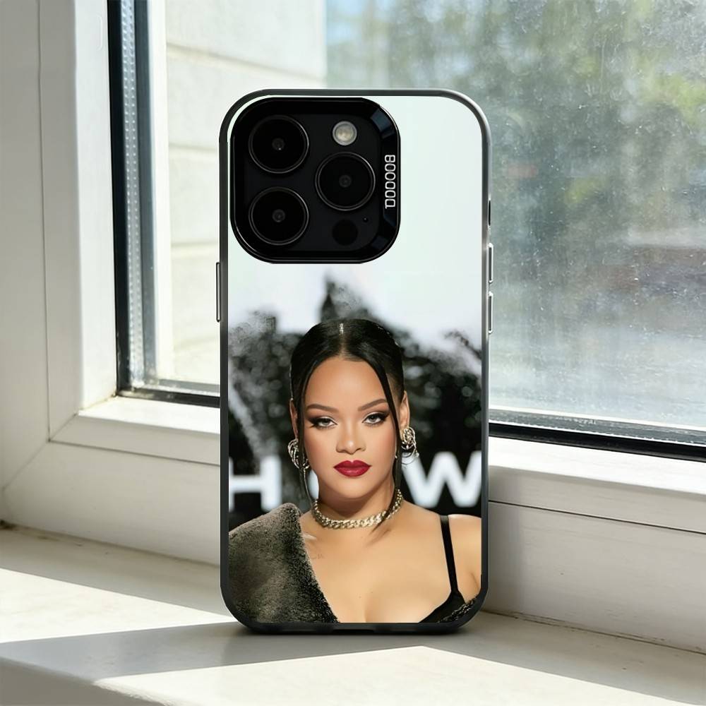 Hot S-singer R-Rihannas Phone Case For iPhone 17,16,15,14,13,12,11 Plus,Pro Max,XS,Colorful Silver Phone case Funda Cover