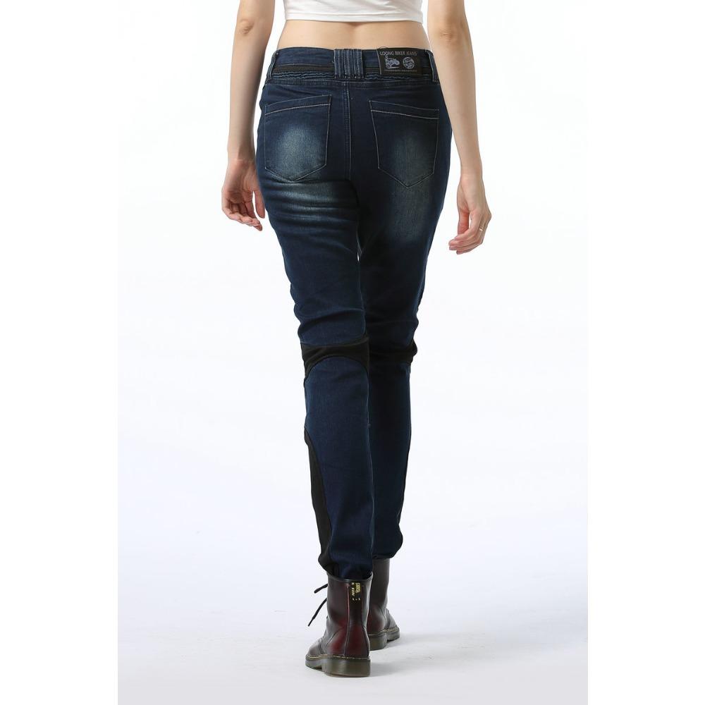 Summer Mesh Breathable Model, Locomotive Elastic Anti-drop Cycling Pants, Motorcycle Jeans for Women