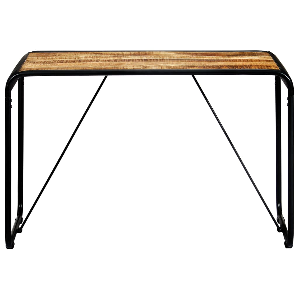 Dining Table 118*60*76 Cm Rough Solid Mango Wood