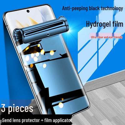 Honor 90 Tempered Hydrogel Privacy Screen Protector: Full Coverage, Anti-Peep, Anti-Drop