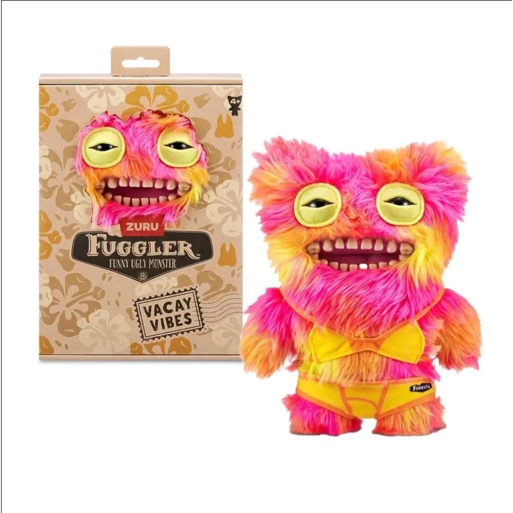 Fuggler Ugly Teeth Monster Plush Toys, Funny Vacay Vibes Underwear Series Stuffed Animals