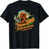 Yellowstone US National Park Vintage Hiking Souvenir T-Shirt
