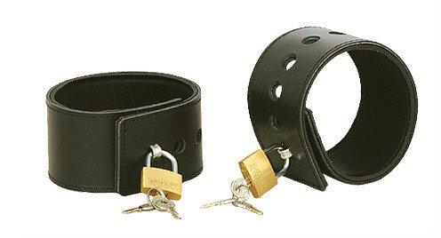 Handcuffs with Padlocks and Leather Lining 2024