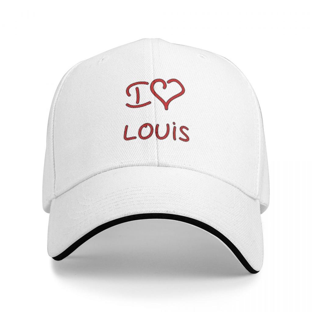 Unisex Baseball Hats I Love Louis Tomlinsons Outdoor Streetwear Summer Sports Baseball Caps Hip Hop Cap Casquette Hats