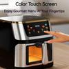 1400W Household Multifunctional Air Fryer 8L/10L Large Capacity Touch Screen Oil-free Cooking Machine