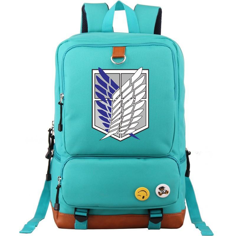 Anime Attack Giant Backpack Men'S And Women'S Backpack Travel Bag Computer Bag Student School Bag