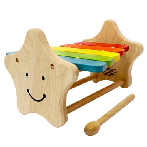 

Edutē Voila Smiley Xylophone Wooden Toy, Educational Toy, Musical Instrument, Sound Toy, 1st Birthday Gift for Boys and Girls