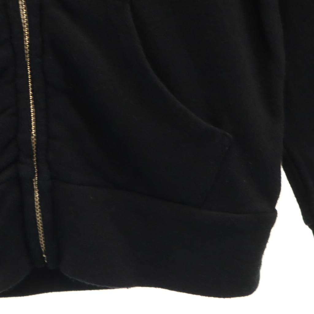 CHROME HEARTS Long Sleeve Zip Hoodie 4T Black Kid's Used