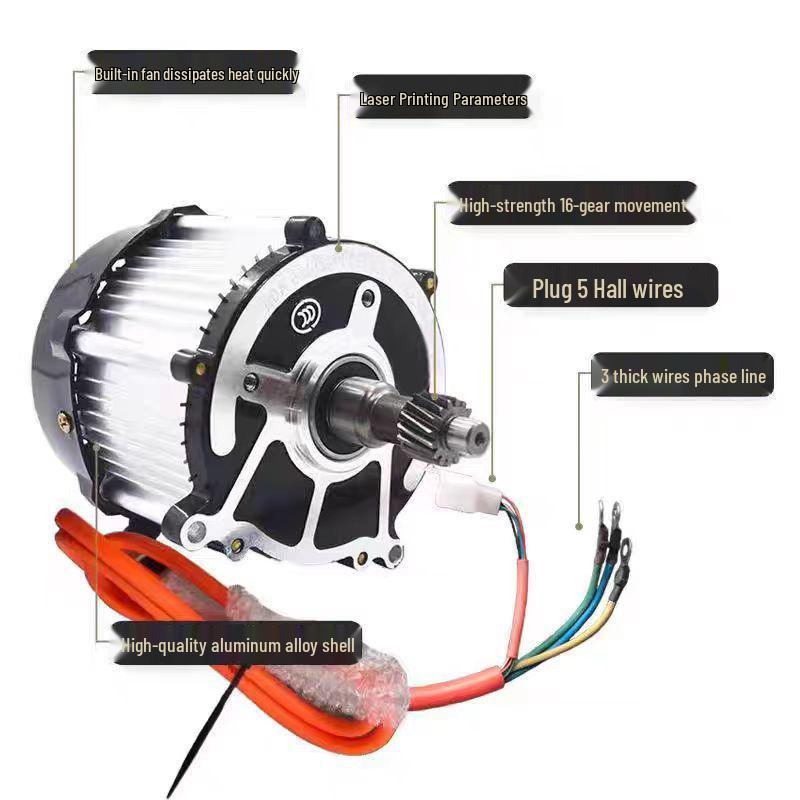 

High-Speed Brushless Differential Electric Tricycle, 48v-60v, 1000W-1500W, for Mountainous Areas