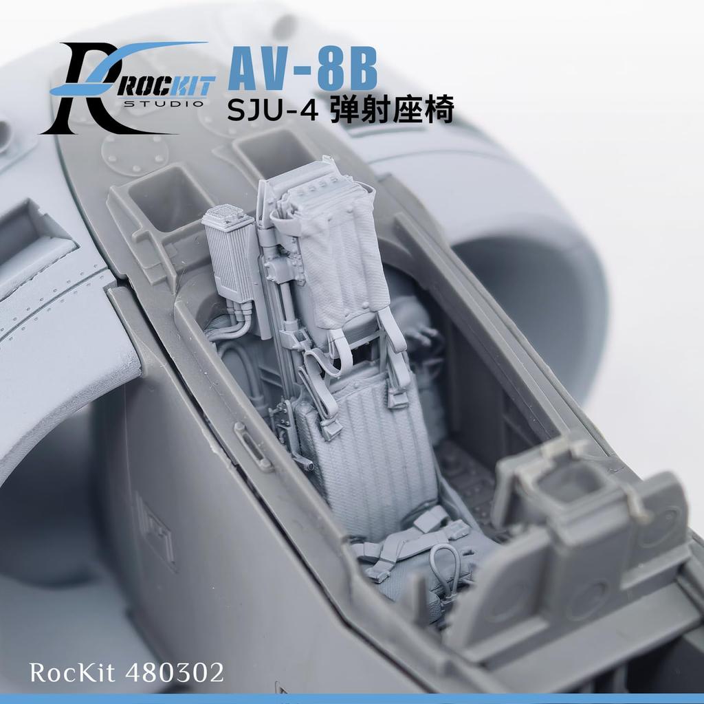 Rokit Studios McDonnell Douglas Harrier II Ejection Seat UMa Plastic Model Parts RKS480302 1/48 AV-8B SJU-4 (for Models) (Airplane)
