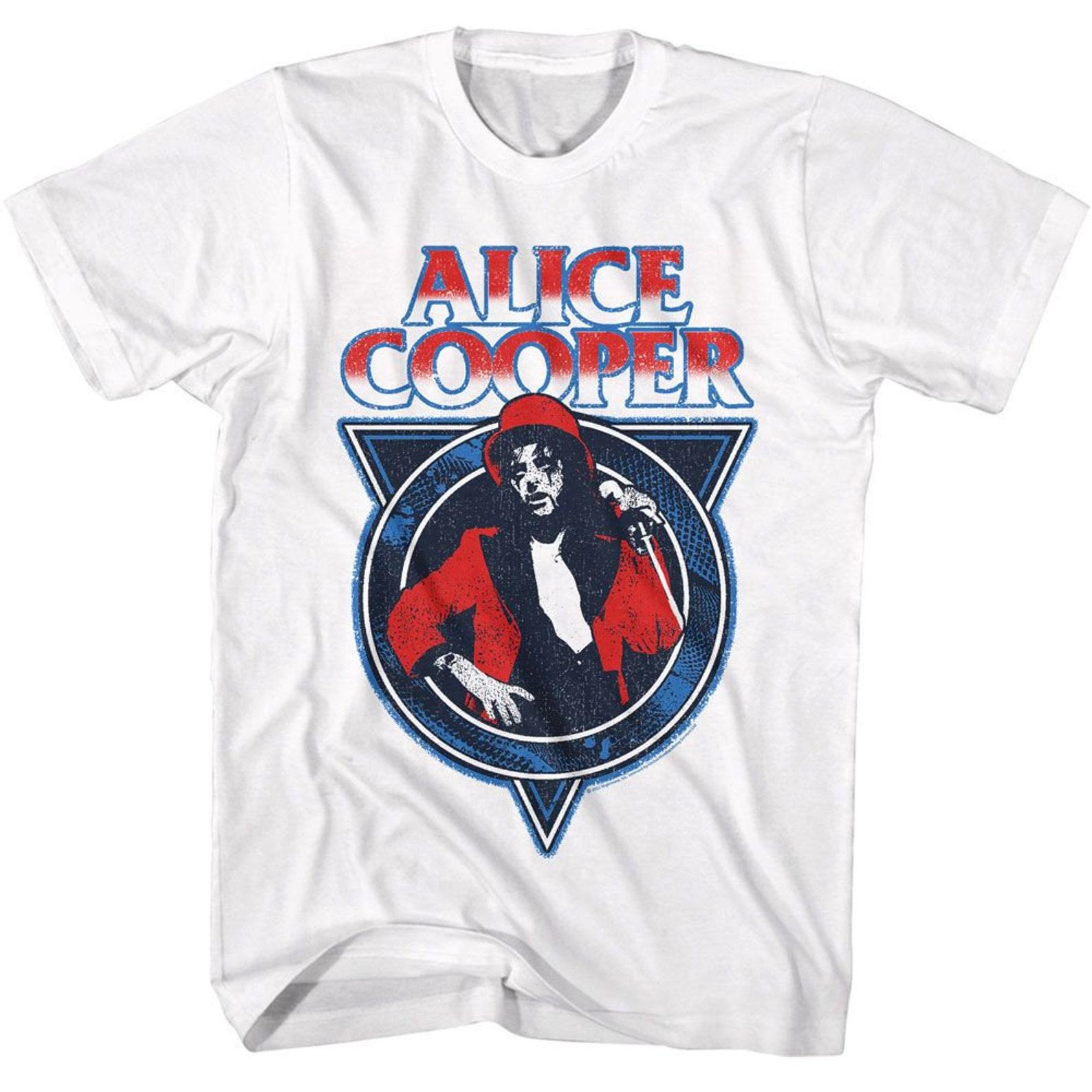 Alice Cooper AC USA White T-Shirt 2XL