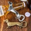 Dachshund Bottle Opener with Velvet Pouch – Zinc Alloy Dog-Shaped Opener for Beer, Wine, and Juice – Perfect Bar, Restaurant