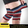 1Pcs Knee Wraps with Strap for Squats,Weightlifting, Leg Press and Cross Training-Flexible 180cm Knee Wraps for Squatting-Unisex
