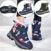 Neue Winter Kinder Schneestiefel Plüsch Jungen und Mädchen Freizeitsportschuhe Outdoor Rutschfest Warm Kinder Knöchelstiefel Wanderschuhe