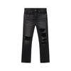 SilverTab Men's 505 Ink Splash Distressed Straight Jeans