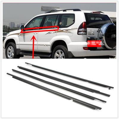 Door Window Exterior Seal Strip Weatherstrip Molding Trim Bar For Toyota Land Cruiser Prado 120 Series GX470 2003-2009