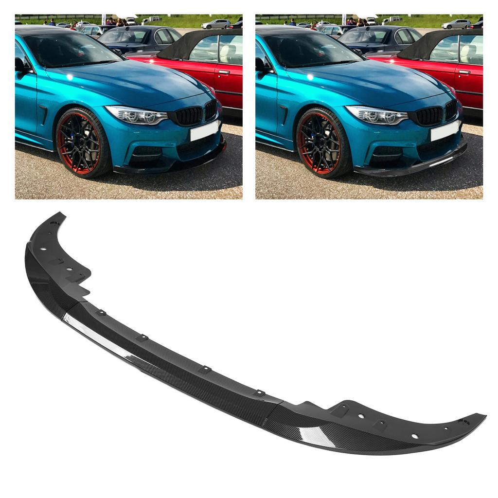 3PCS Front Bumper Splitter Lip Spoiler Replacement For 4 Series 2 3 6 M Sport 2020‑2023