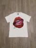 Lip Graphic Tee, Aesthetic Tongue Shirt, Retro Y2K T-Shirt, Bold Print Streetwear Top, Unisex Heavy Cotton Tee