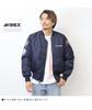 MLB Collaboration Jacket [AVIREX] MA-1 783-3252049 (M Size, 120 Navy)