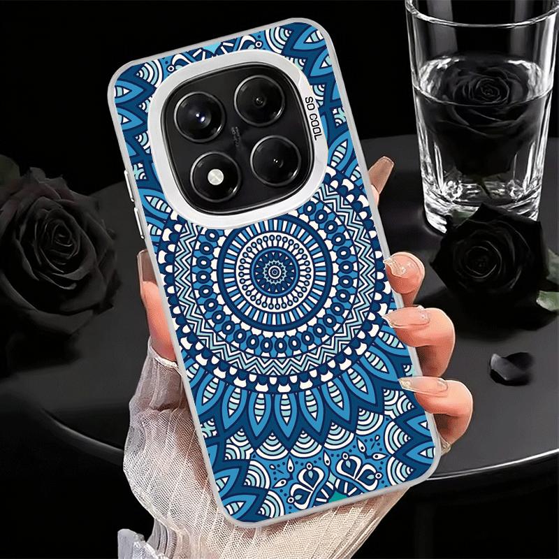 Mandala Style Pattern Shockproof Phone Case for Xiaomi Redmi Note 15 14 13 12 Pro Plus 11 11S 11T 5G Cover Anti Fall Fundas