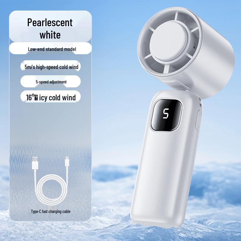 Portable Semiconductor Cooling Foldable Handheld Fan