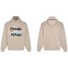Unisex Broken Planet Print Velvet Hoodie - Trendy & Casual