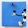 Art Deli Disney Mickey Mouse IKEBANA Poster 20cm X Made In Lightweight Disney Panel, 20cm, Japan, Fabric, IKE-DSNY-1807-03